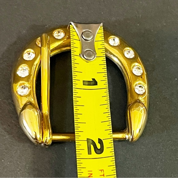 Leopard Panther Rhinestone Gold Pushback Concho Hardware Button Crafts Bling 5x - Picture 11 of 13